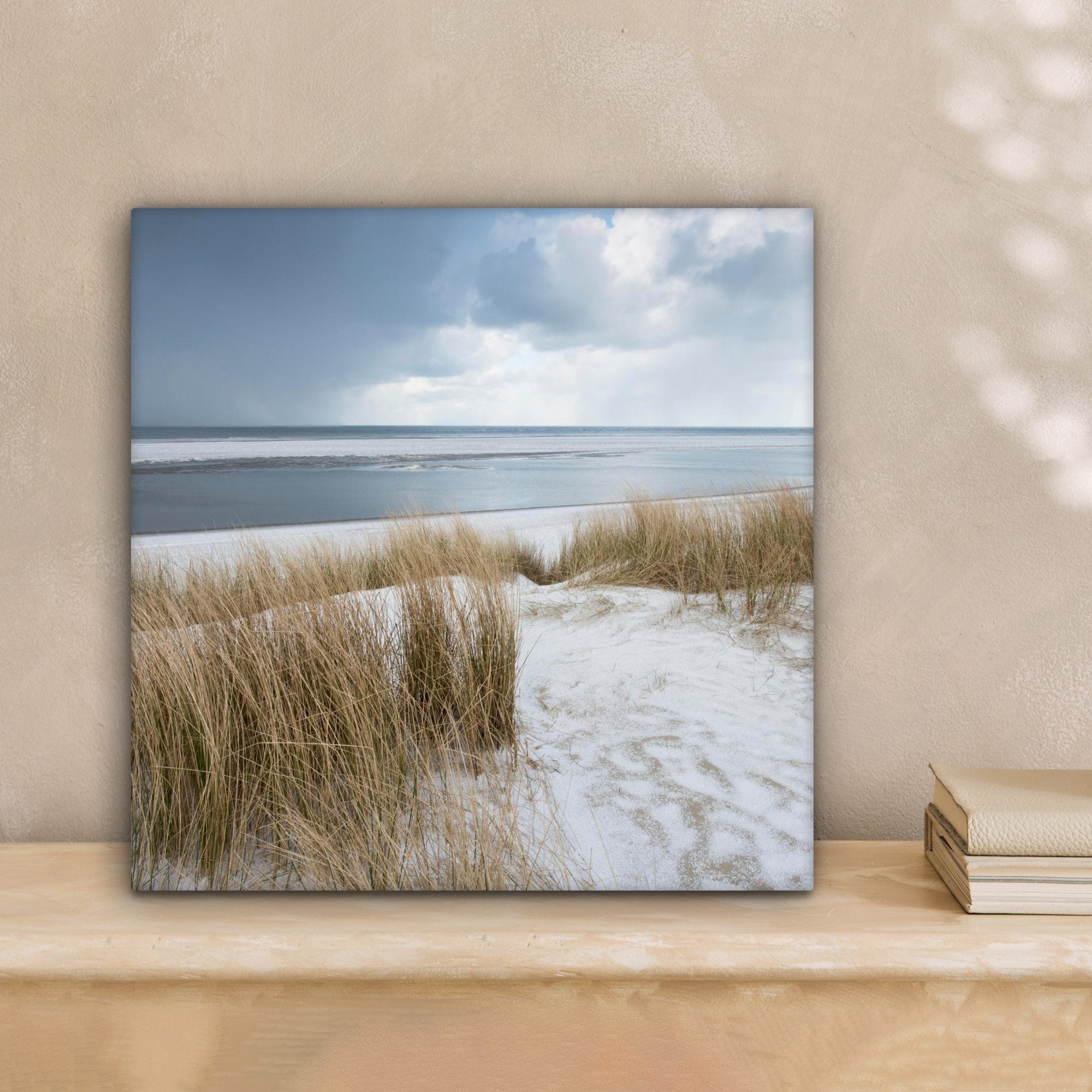 OneMillionCanvasses® Leinwandbild Nordsee - Dünen - Wasser, Fotodruck (1 St günstig online kaufen