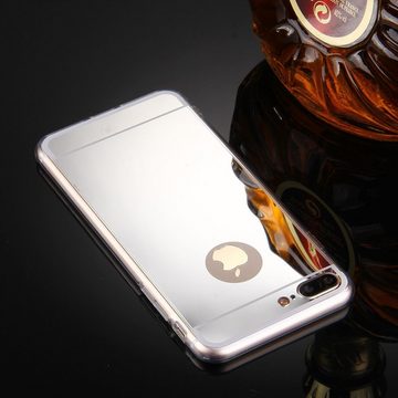 König Design Handyhülle Apple iPhone 7 Plus / 8 Plus, Apple iPhone 7 Plus / 8 Plus Handyhülle Backcover Silber
