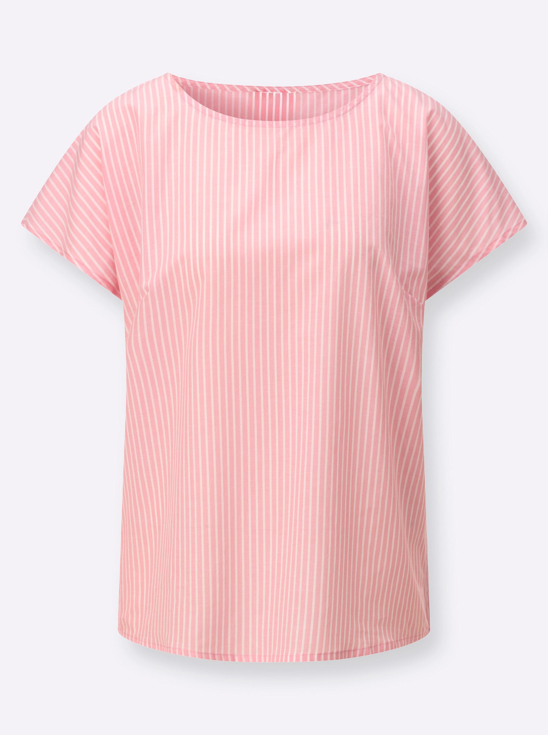 Witt Klassische Bluse Streifenbluse Kurzarm