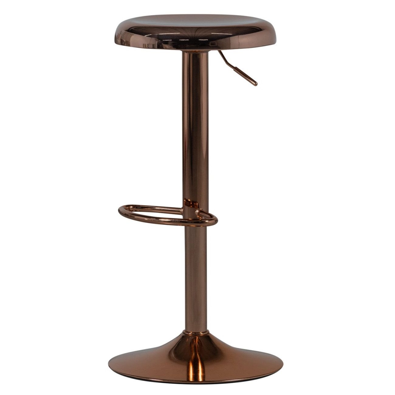 WOOOD Barhocker Isaac aus Metall, Kupfer günstig online kaufen