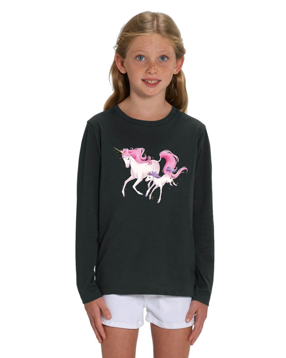 Hilltop Print-Shirt »Hochwertiges Kinder Mädchen Langarm T-Shirt aus 100%  Bio Baumwolle mit wunderschönem Einhorn Motiv, Premium Kinder Tshirt für  Freizeit und Sport« online kaufen | OTTO