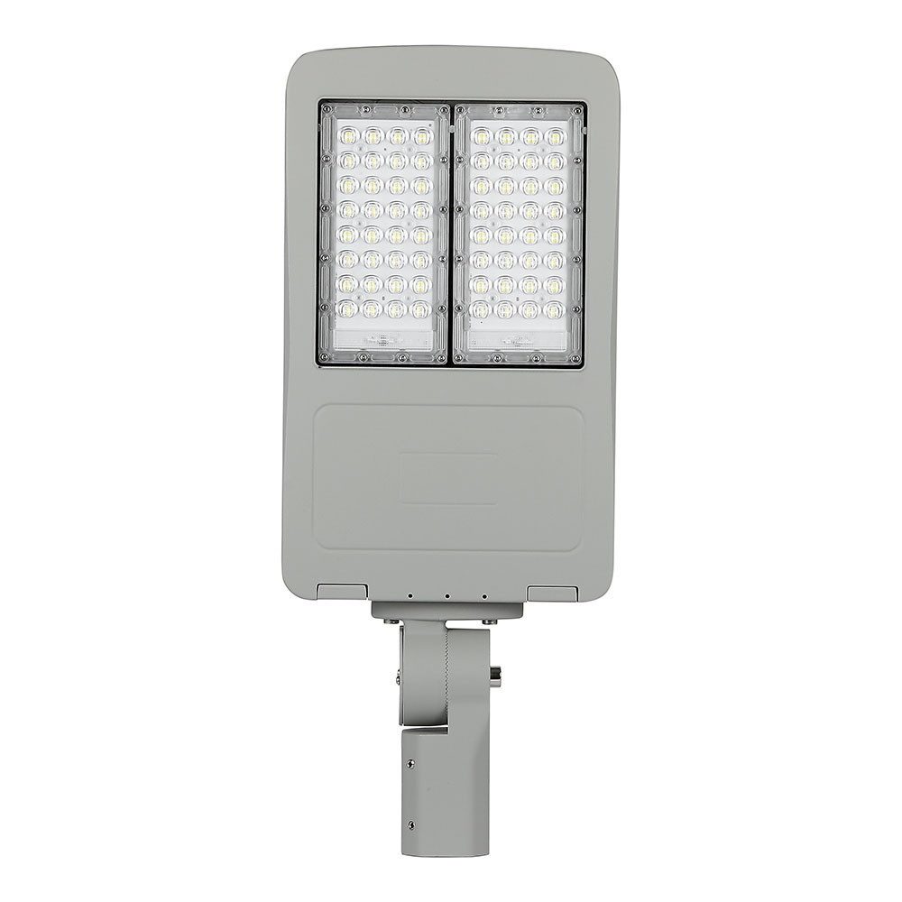V-TAC LED Flutlichtstrahler, LED-Leuchtmittel fest verbaut, Neutralweiß, LED Straßenleuchte dimmbar grau Flutlicht Wegbeleuchtung L 65,64 cm