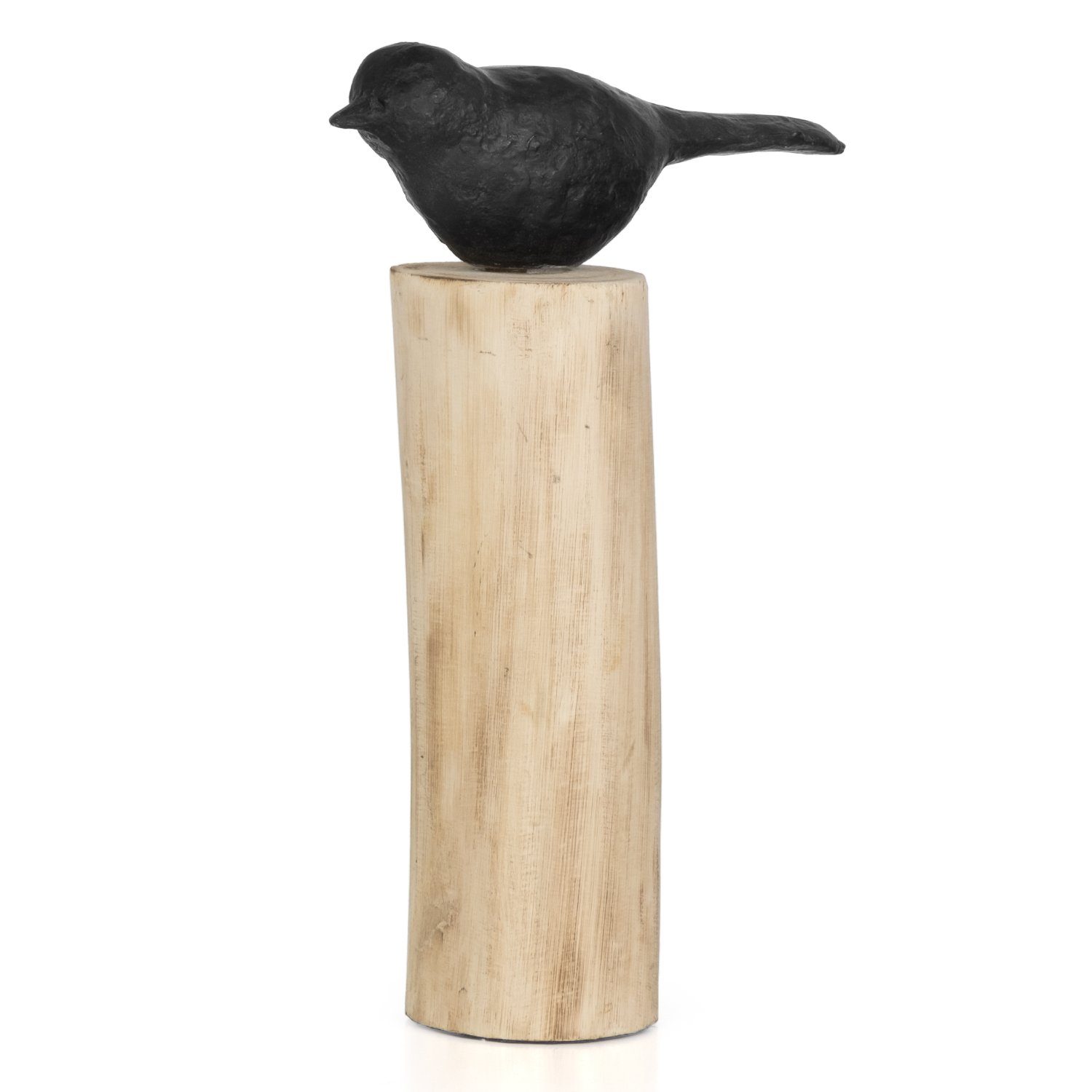 Holzdekoration Deko Holz Holzdeko Wohnzimmer Objekte Vogel Moritz Figuren Skulptur groß,