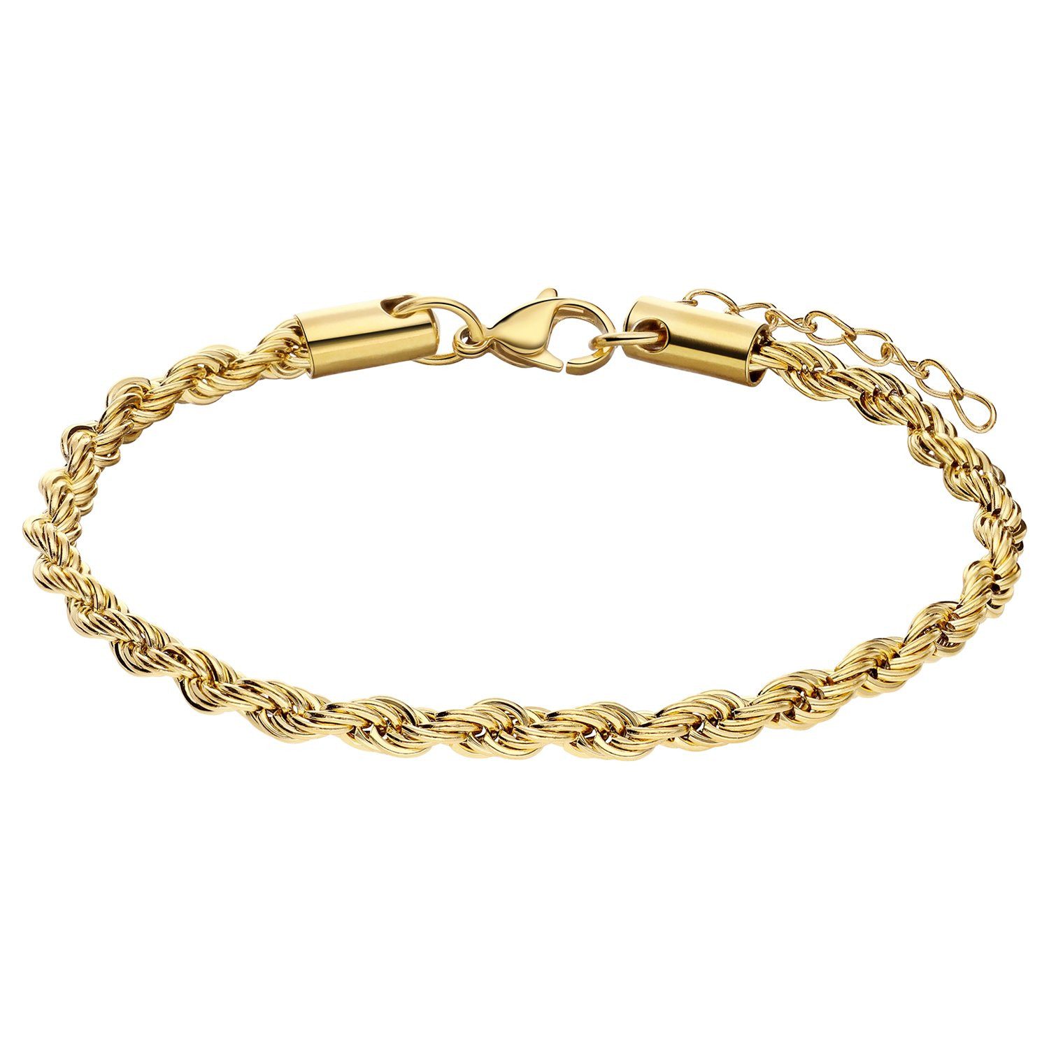 LUCARDI Gliederarmband Armband - Stahl - Gold - Unisex