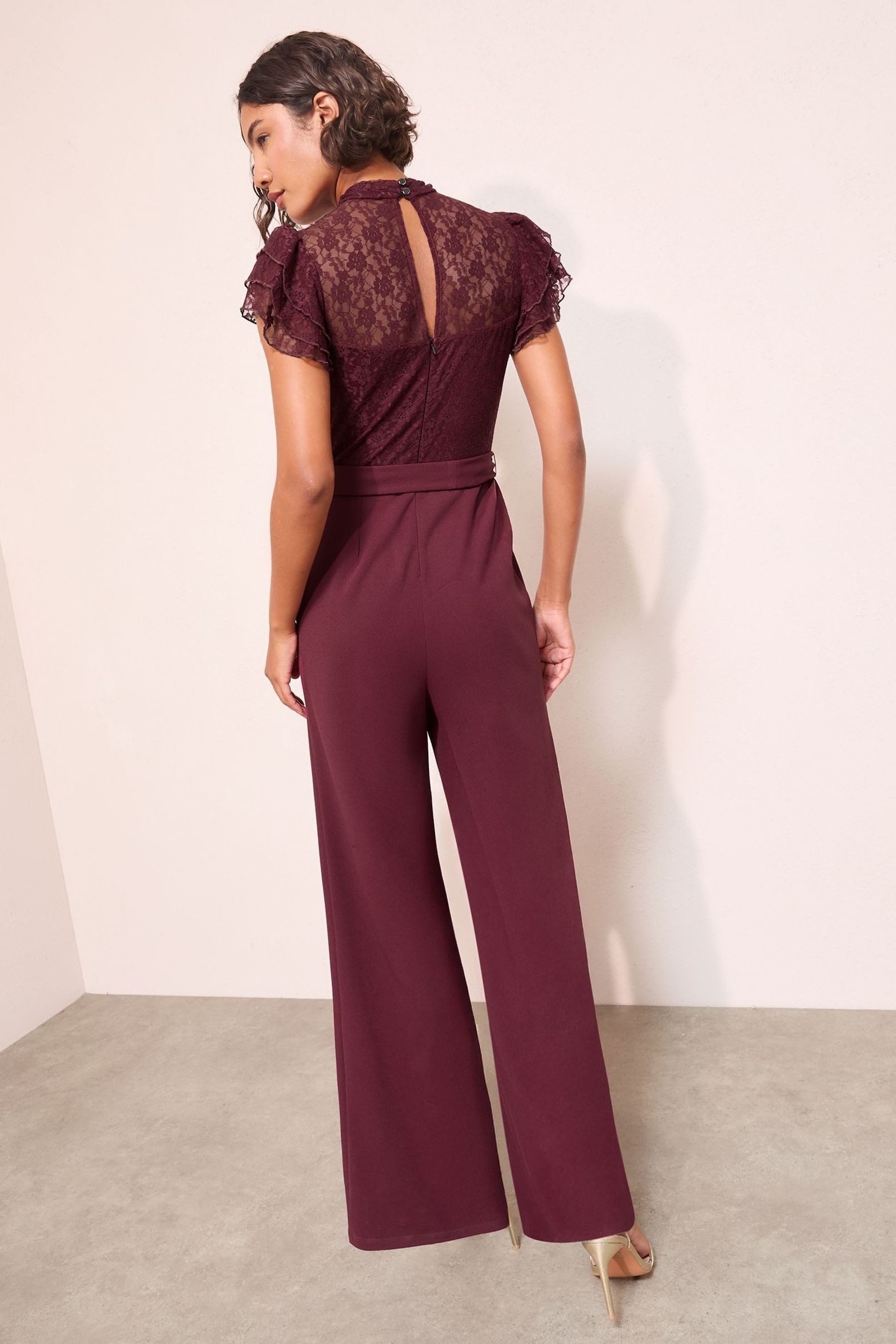 Friends Like These Jumpsuit Friends Like These Scuba-Jumpsuit mit Spitze (1 günstig online kaufen
