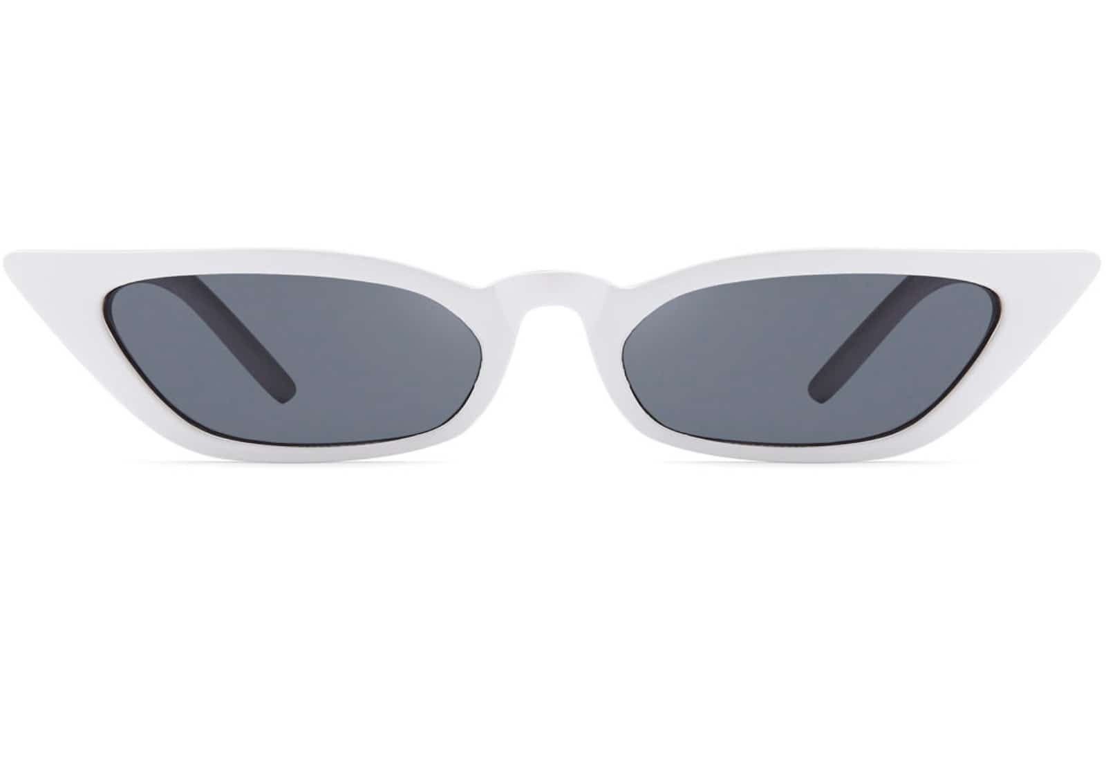 Eyewear Designer (1-St) Damen Retrosonnenbrille Sonnenbrille und Linsen Eye mit braunen Weiß BEZLIT Cat schwarz