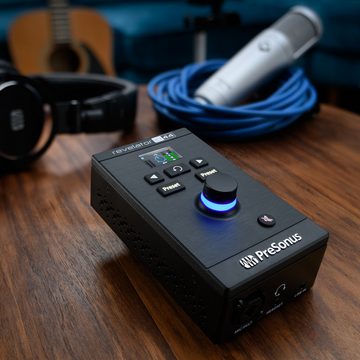 Presonus Mischpult Revelator io44, (Audio-Interface, USB-C), Ideal für Recording, Streaming, Podcasting, Gaming