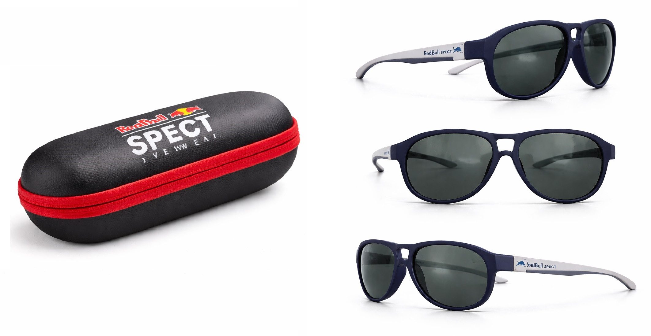 Red Bull Sonnenbrille Red Bull Sonnenbrille Sportlich Stylisch Auffällig Blau Grau 003P