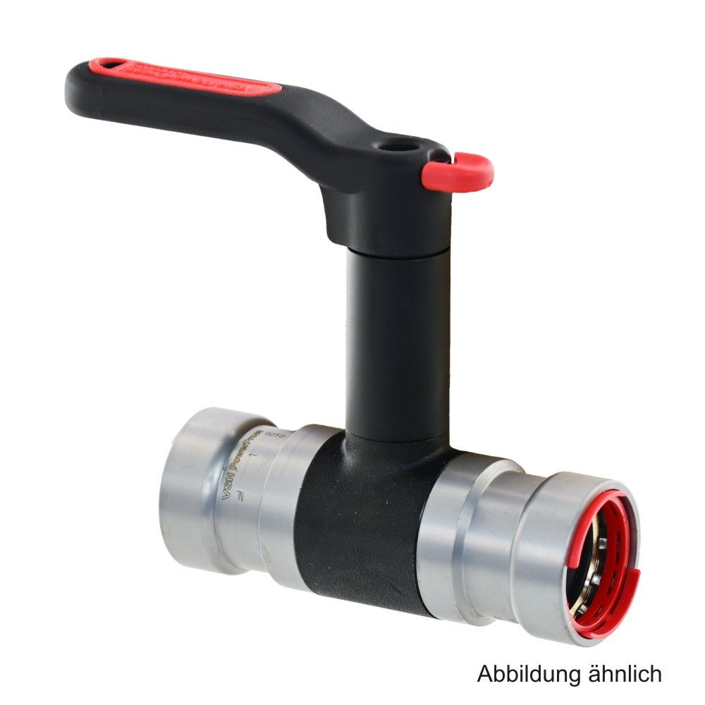VSH Wasserrohr VSH PowerPress PP550EL Kugelhahn mit langer Spindel, 1"