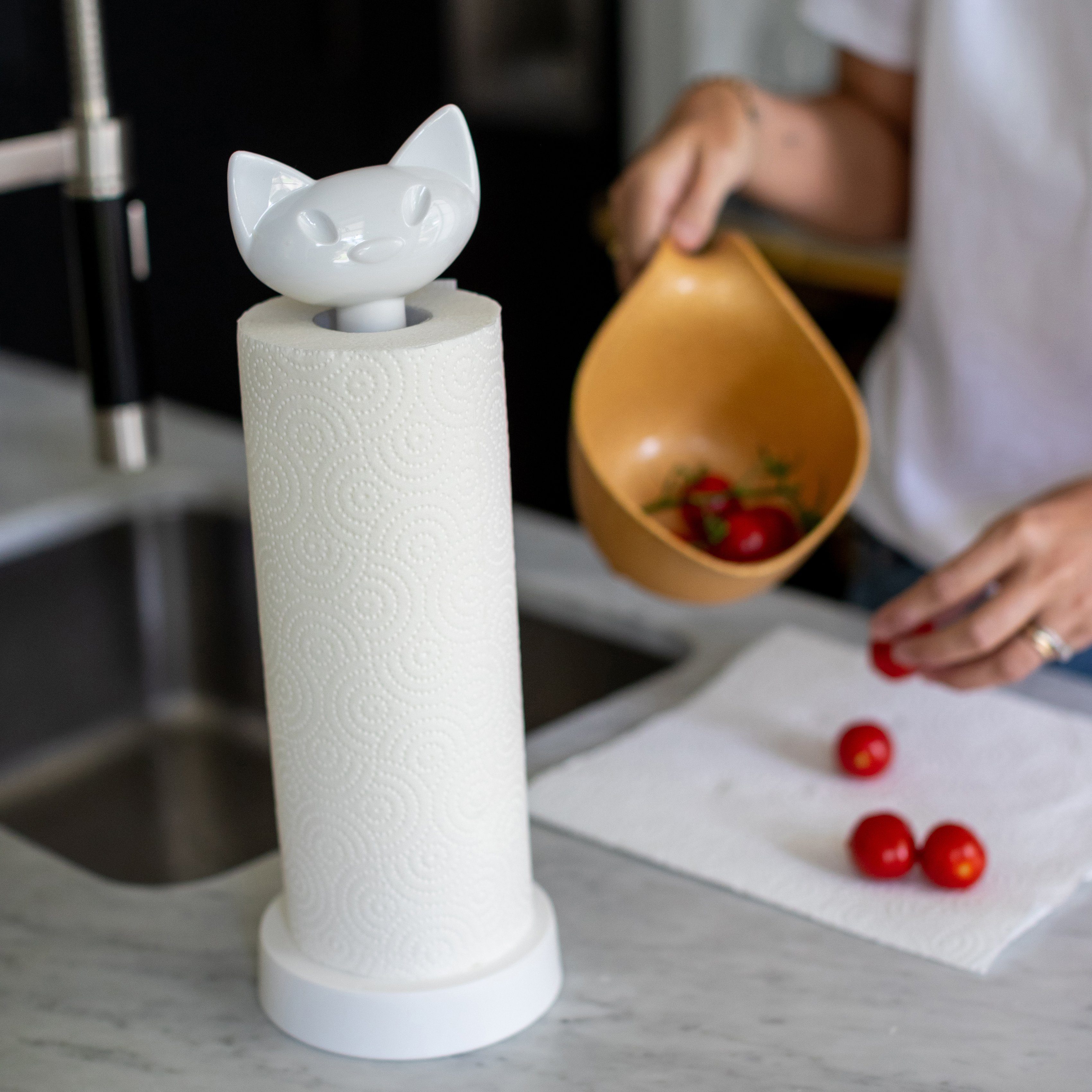 KOZIOL Küchenrollenhalter "MIAOU" spülmaschinengeeignet,melaminfrei100%recy günstig online kaufen