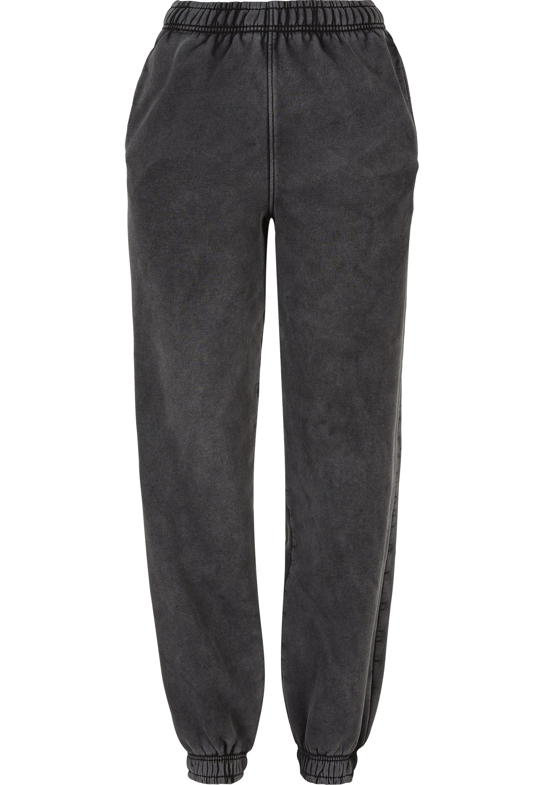 Sweathose Urban Classics Damen Ladies High Waist Stone Washed Sweat Pants