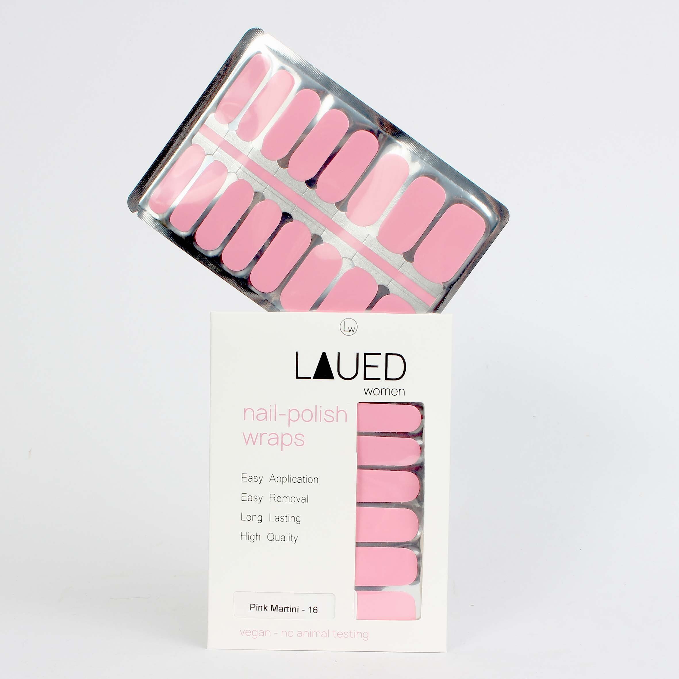 LAUED Nagellack solid pink, (FSC) zertifizierter / und (SGS Pink aus Martini SEDEX) Produktion Material