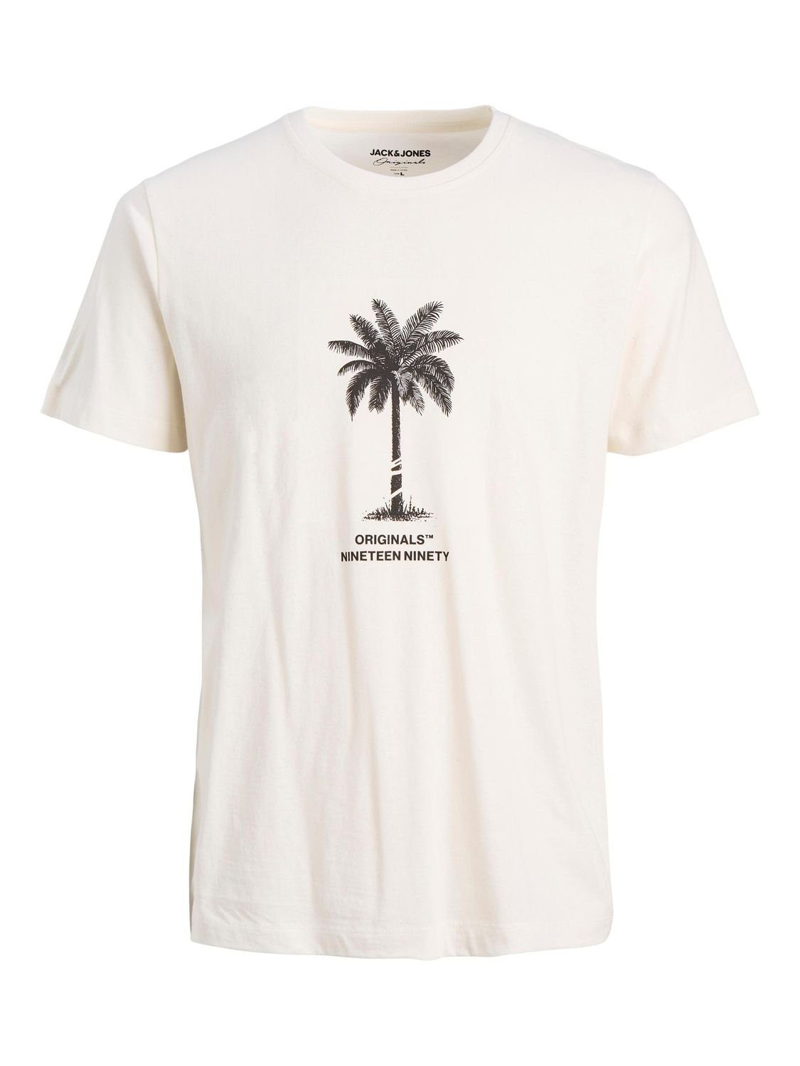 Jack & Jones T-Shirt JORTULUM UV (1-tlg) aus Baumwolle Cloud Dancer 12235217