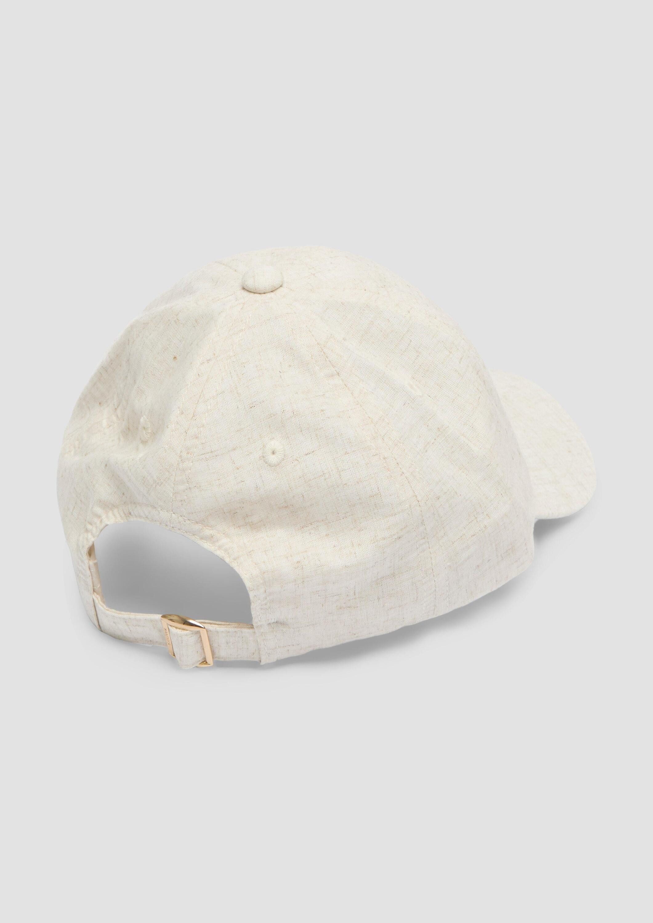 s.Oliver Snapback Cap Kappe Melierte Kappe mit Schmuckdetail