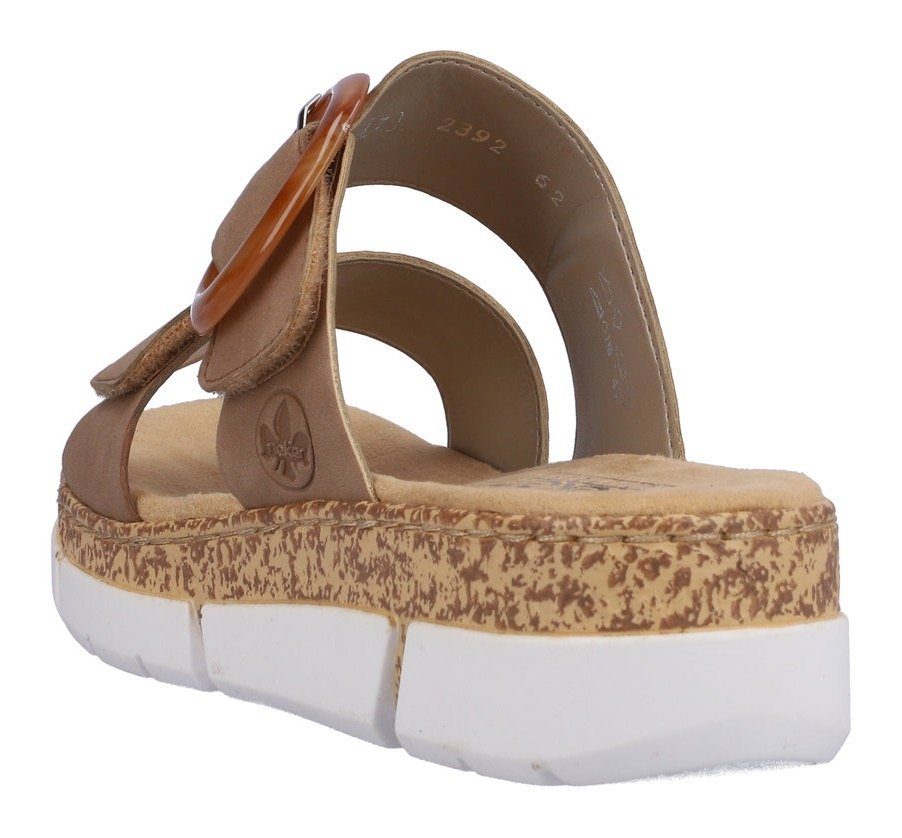Rieker Pantolette, Keilabsatz, Sommerschuh, Schlappen mit günstig online kaufen