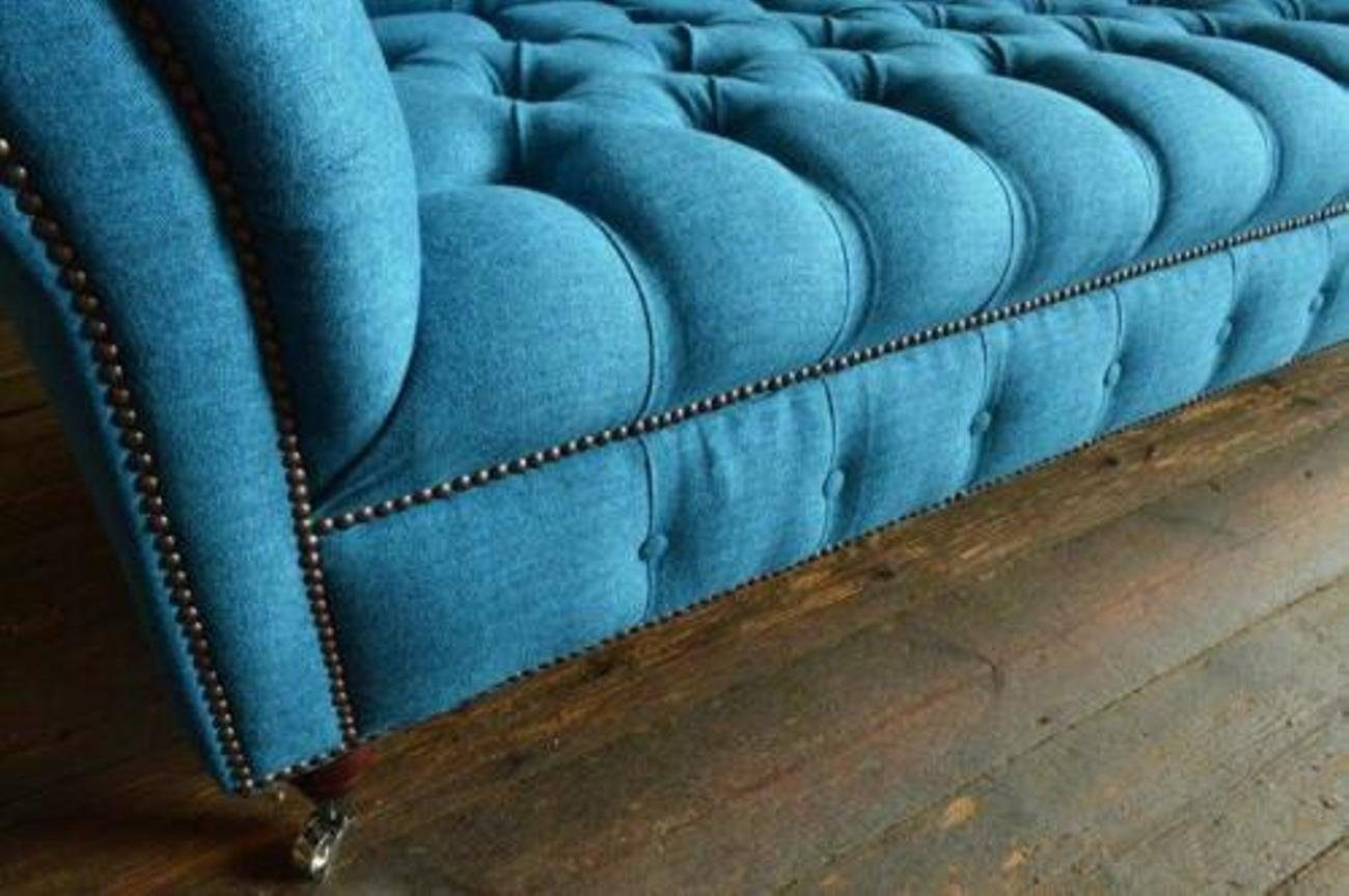 Polster JVmoebel Sitzer Made Chesterfield Klasse Luxus Couchen Textil 3-Sitzer in Couch 3 Stoff, Europe