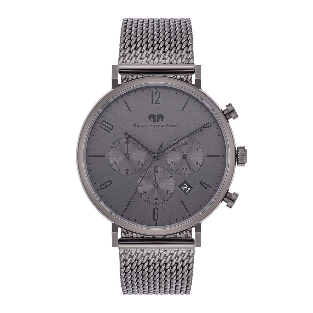 Rhodenwald & Söhne Chronograph Arakon grau Arakon, mit Edelstahl-Armband günstig online kaufen