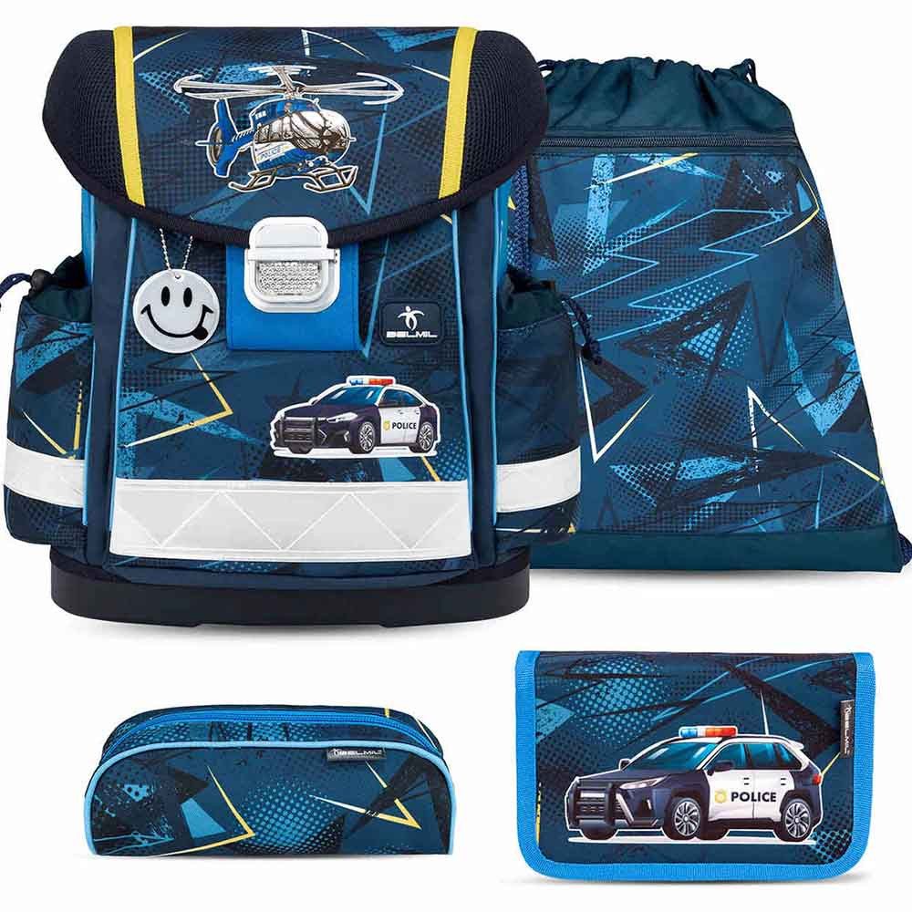 Belmil Schulranzen Set Classy 10-teilig 2026 Jungen Police