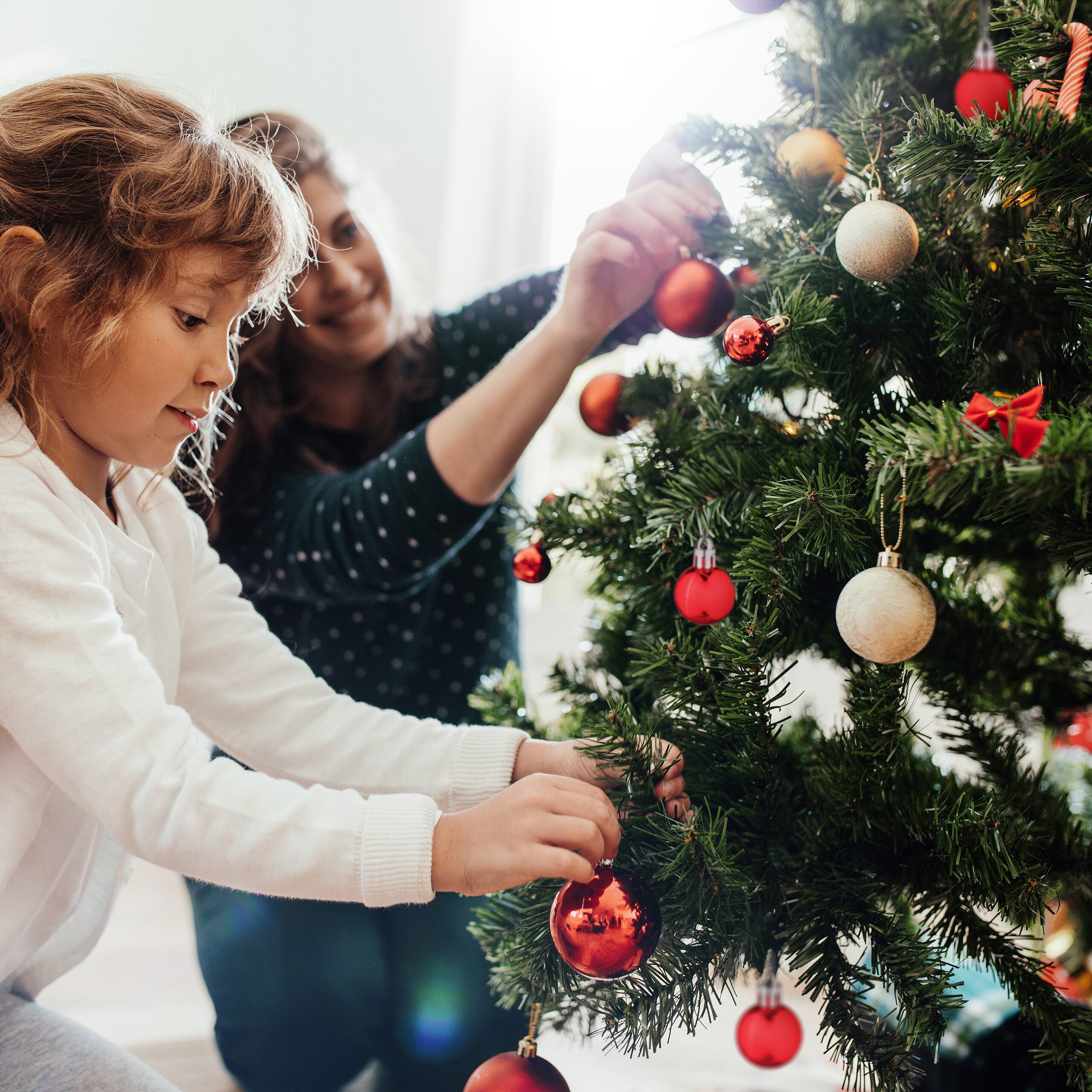 relaxdays Weihnachtsbaumkugel Weihnachtskugeln im 96er Set, braun