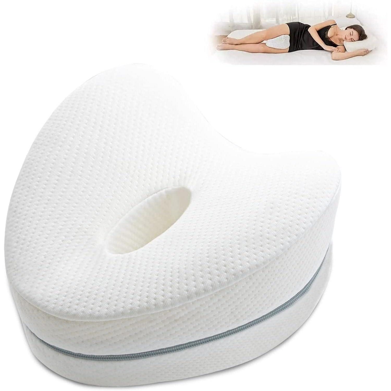 Seitenschläferkissen Orthopädisches Kniekissen Memory Foam für Seitenschläfer