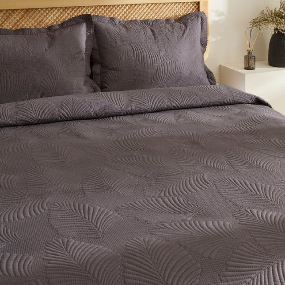 Karaca Tagesdecke Karaca Leaf Bedspread Set 230x240 cm + 2 Kissenbezüge - A günstig online kaufen