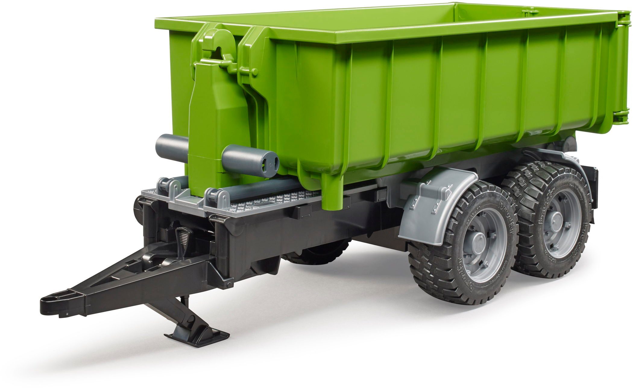 Bruder® Spielzeug-Traktor Spielfahrzeug Anhänger Hakenlift-Anhänger Traktor günstig online kaufen