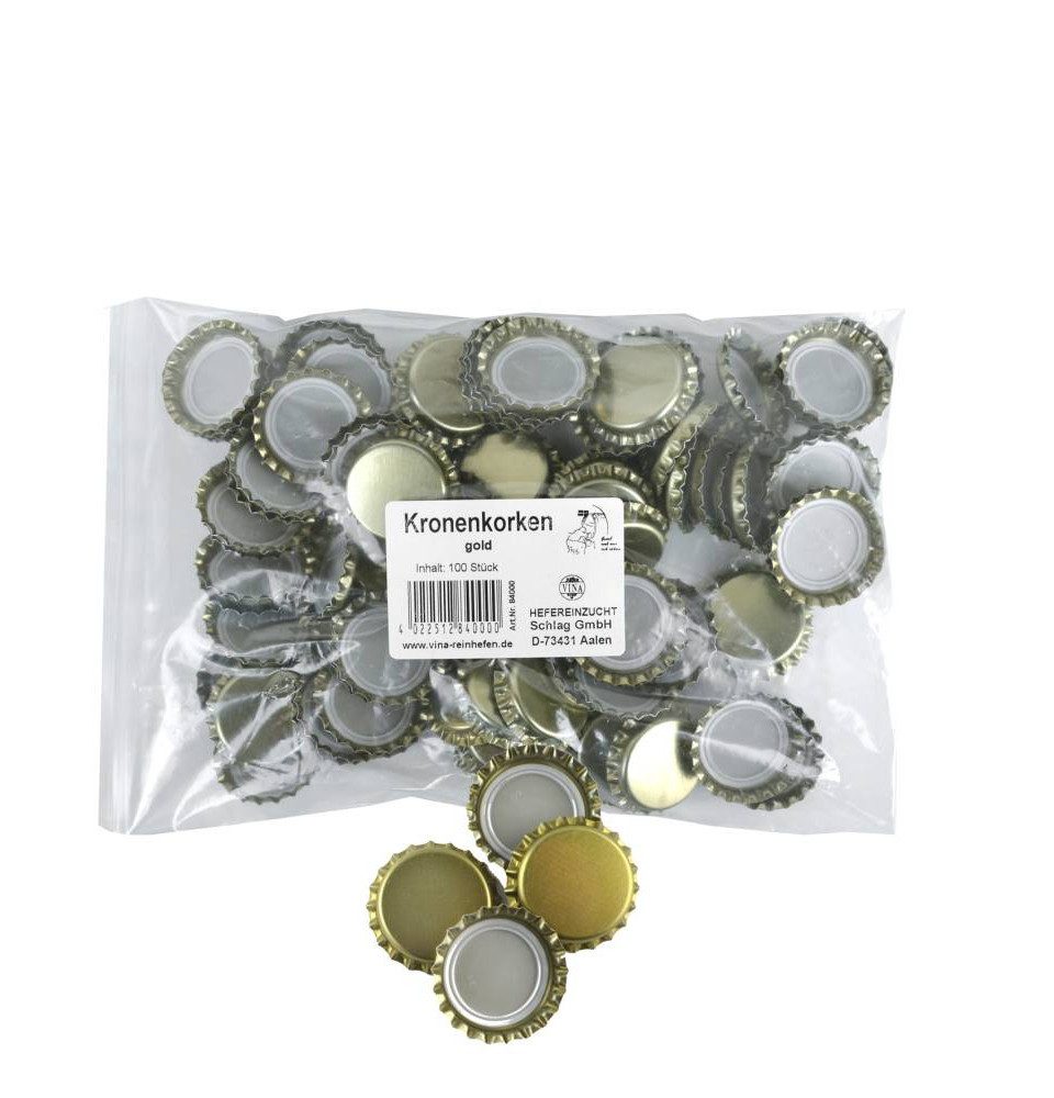 Vina Auslaufventil Kronkorken 26 mm Ø 100 Stück