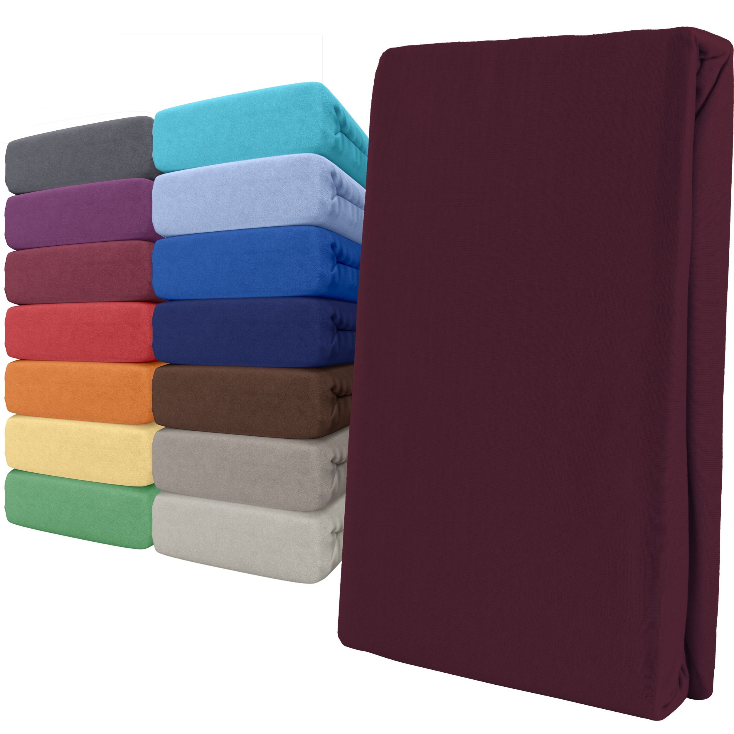 Leonado Vicenti Spannbettlaken Baumwolle Bettlaken auch für Boxspringbetten günstig online kaufen