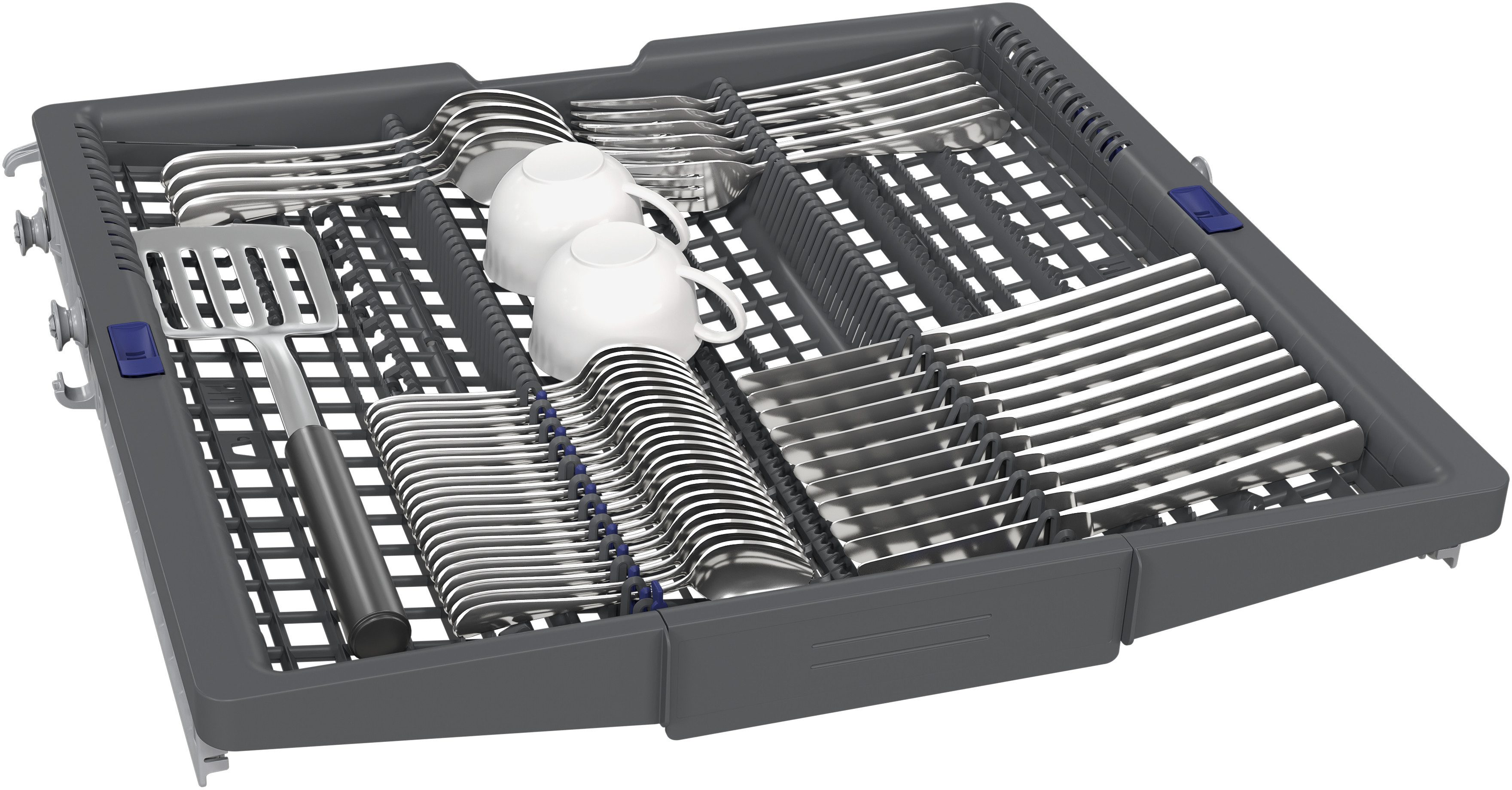 SIEMENS vollintegrierbarer Geschirrspüler iQ700 SN87EX01CE, 14 Maßgedecke, glassZone für empfindliche Gläser und hohe Flexibilität beim Beladen – Bild 4 von 5