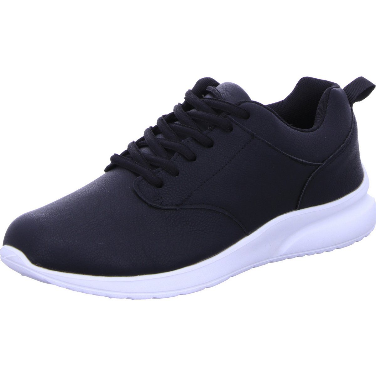 Freizeit Schnürer für Herren in schwarz Sneaker