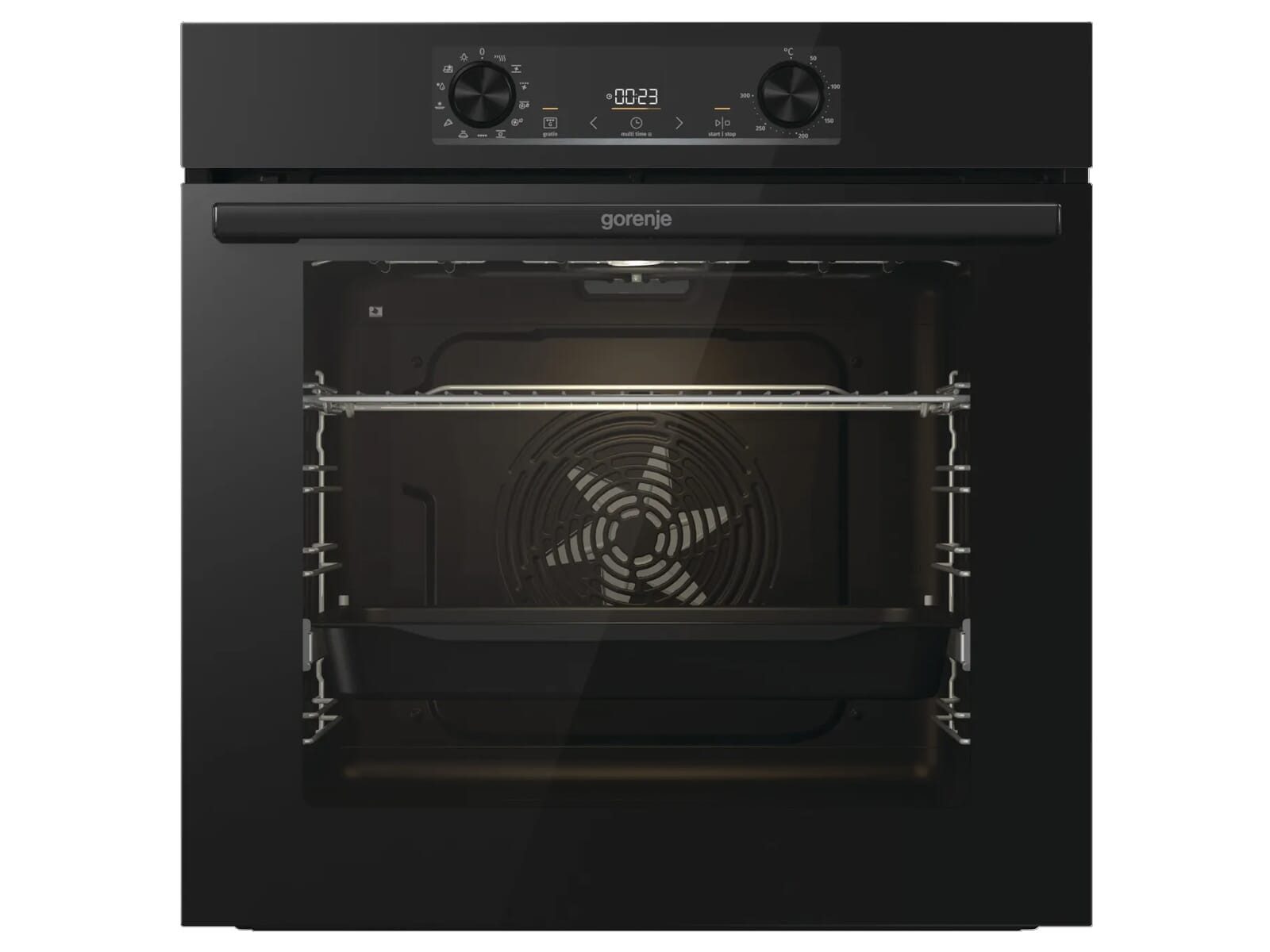 GORENJE Einbaubackofen, mit 1-fach Voll-Teleskopauszug, Pyrolyse-Selbstreinigung