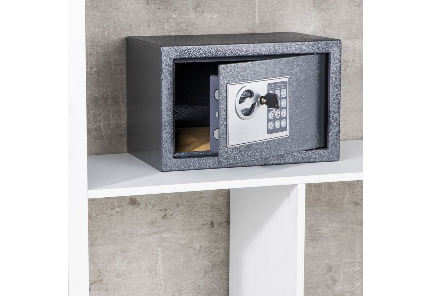 Thumbnail - Gravidus Möbeltresor Großer Safe, Elektronik-Zahlenschloss, 31x20x20 cm