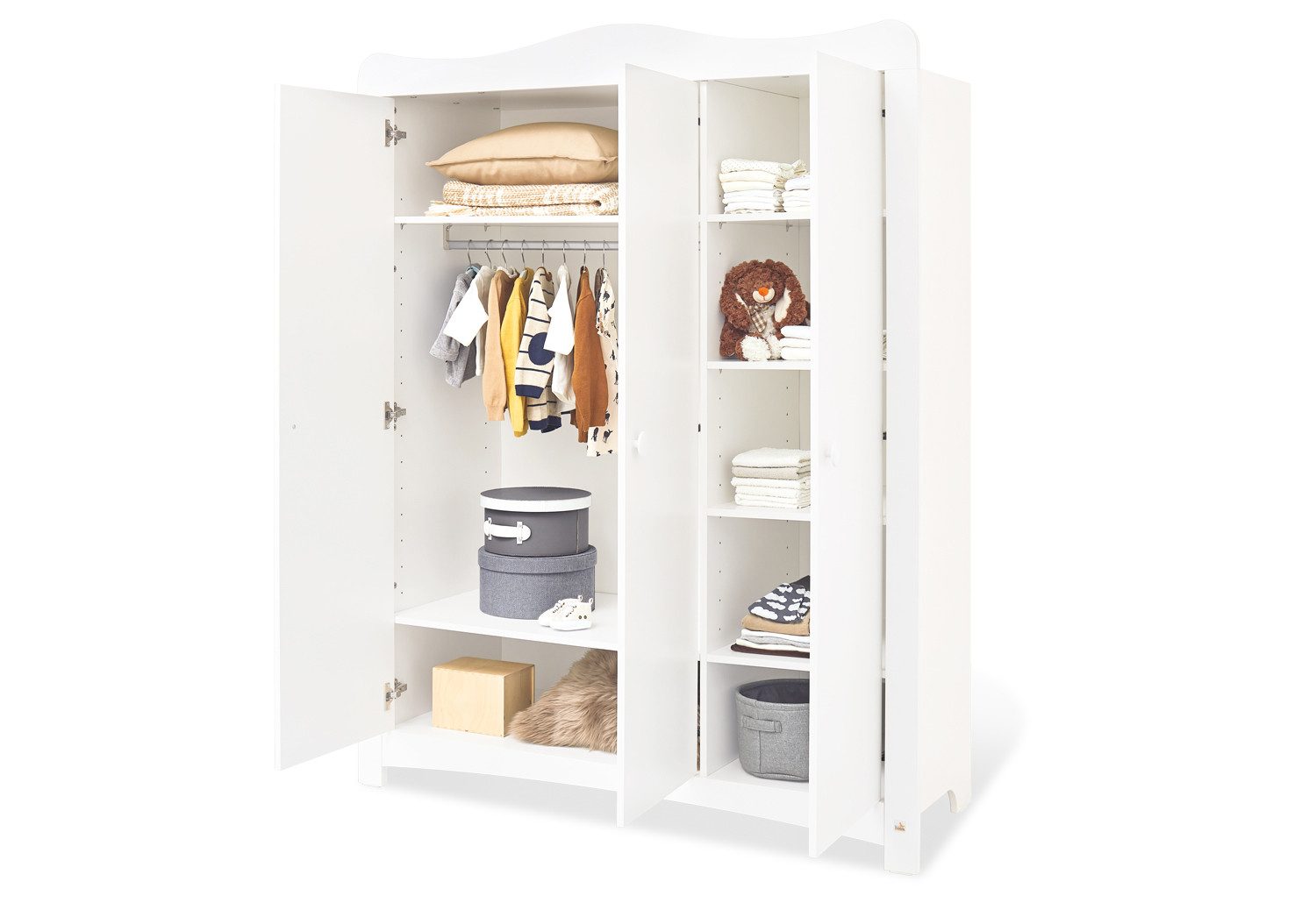 Pinolino® Kinderkleiderschrank Kleiderschrank 'Florentina' groß