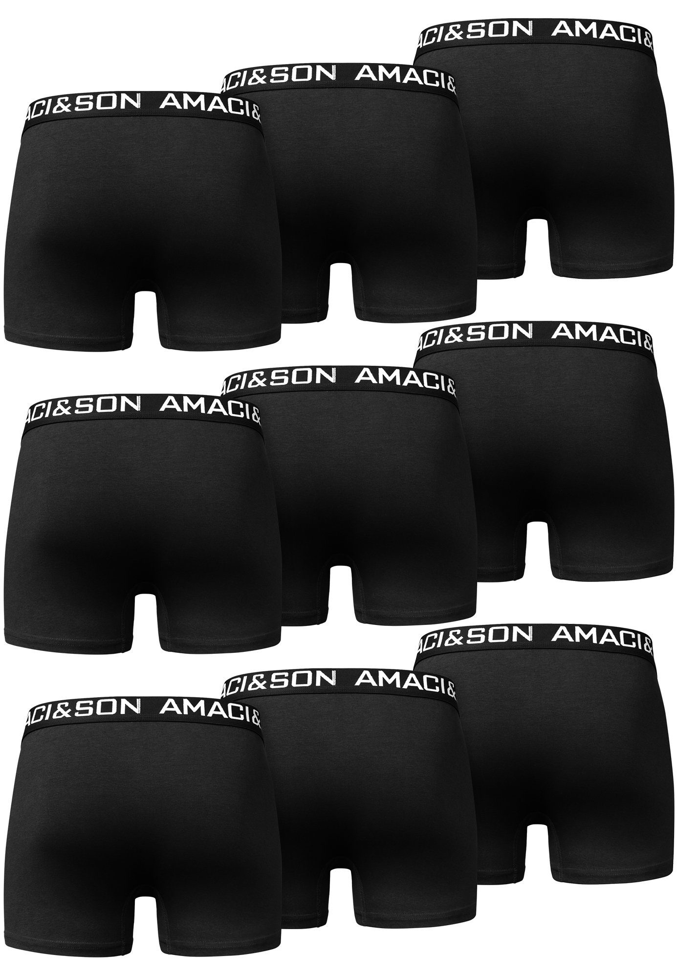 Amaci&Sons Boxershorts LARY 9er Pack Boxershorts (9er-Pack) Herren Baumwoll günstig online kaufen