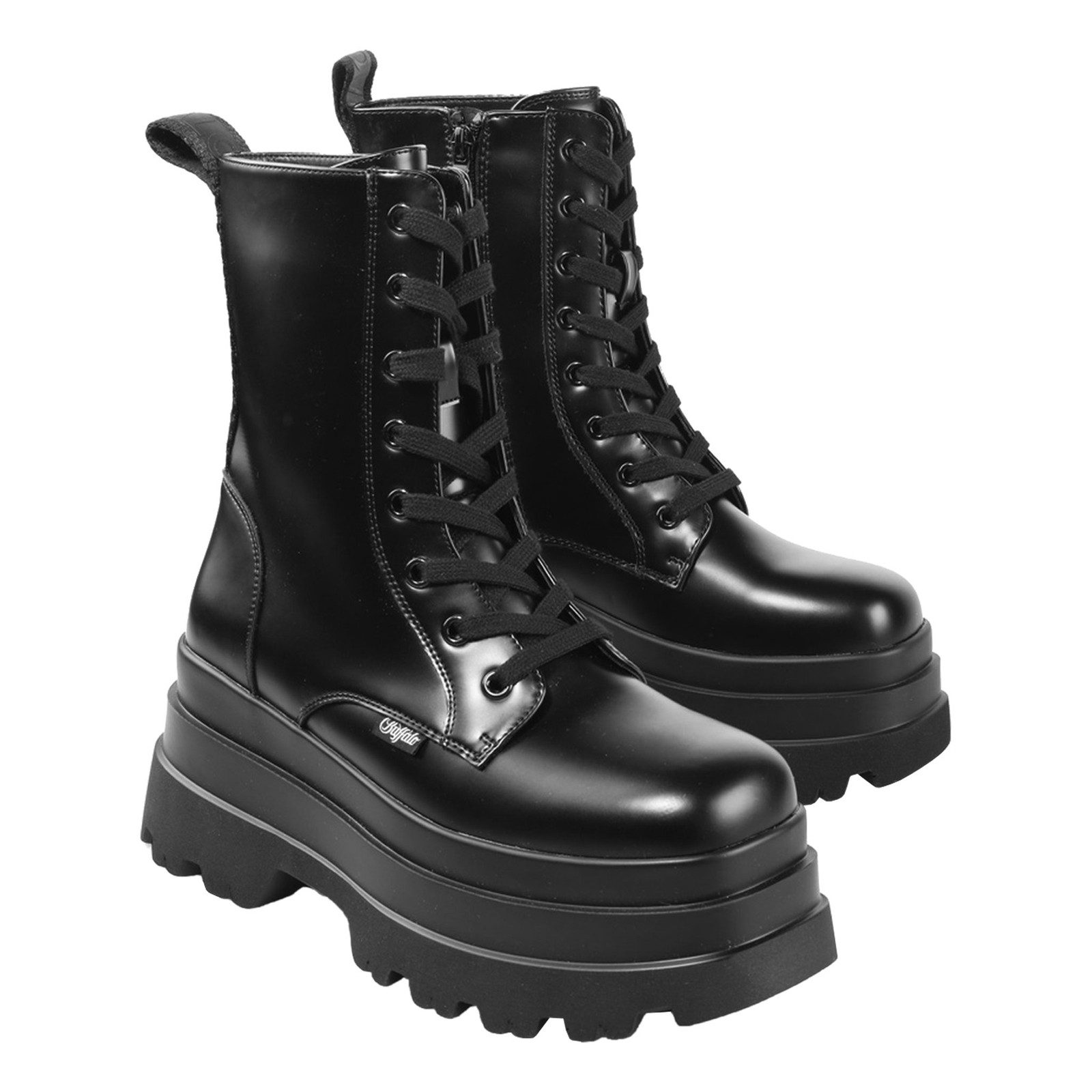 Buffalo Jupiter Lace Up Mid Plateaustiefel günstig online kaufen