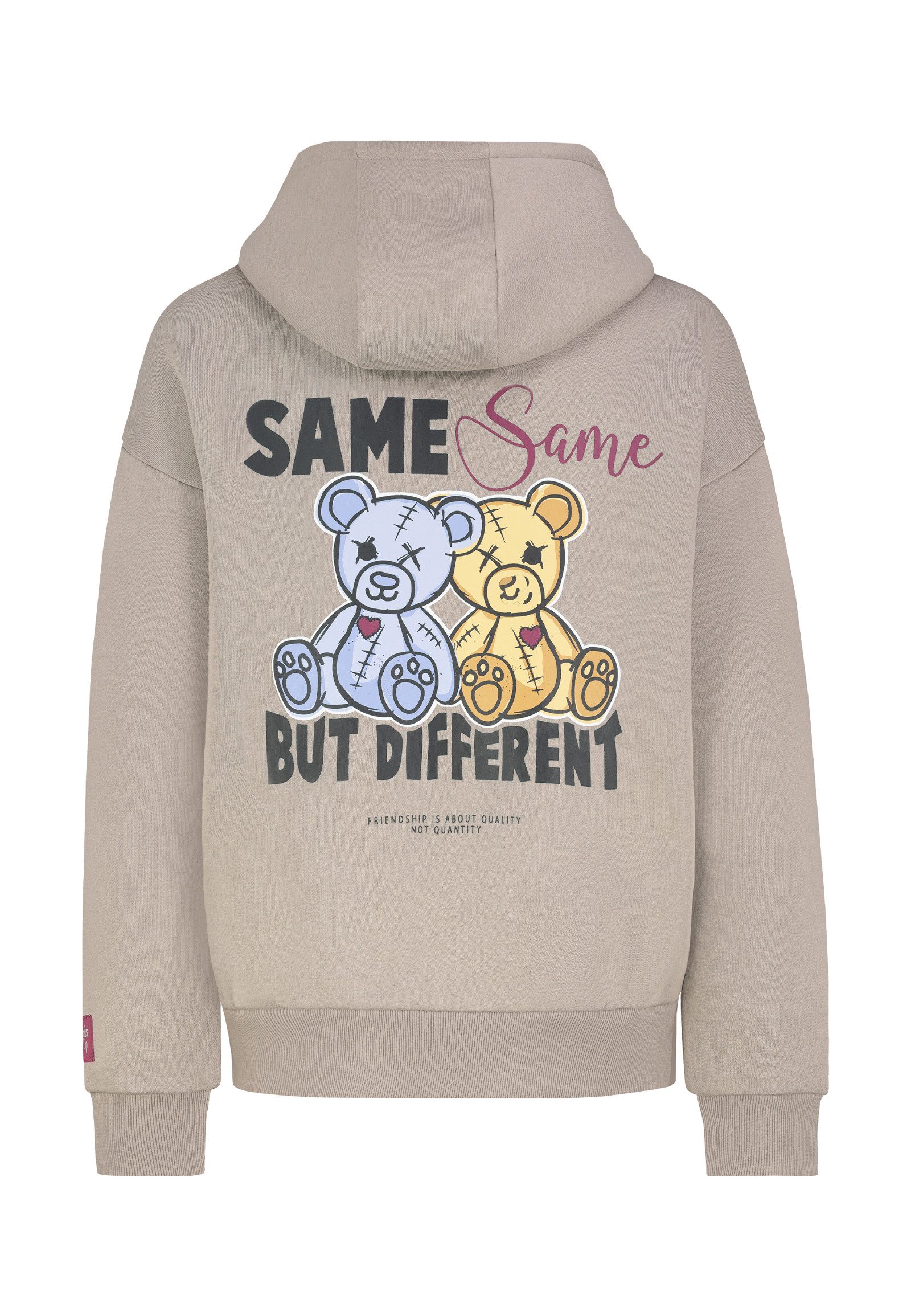 SUBLEVEL Kapuzenpullover Damen Hoodie mit schrägen Eingrifftaschen Sweater, günstig online kaufen