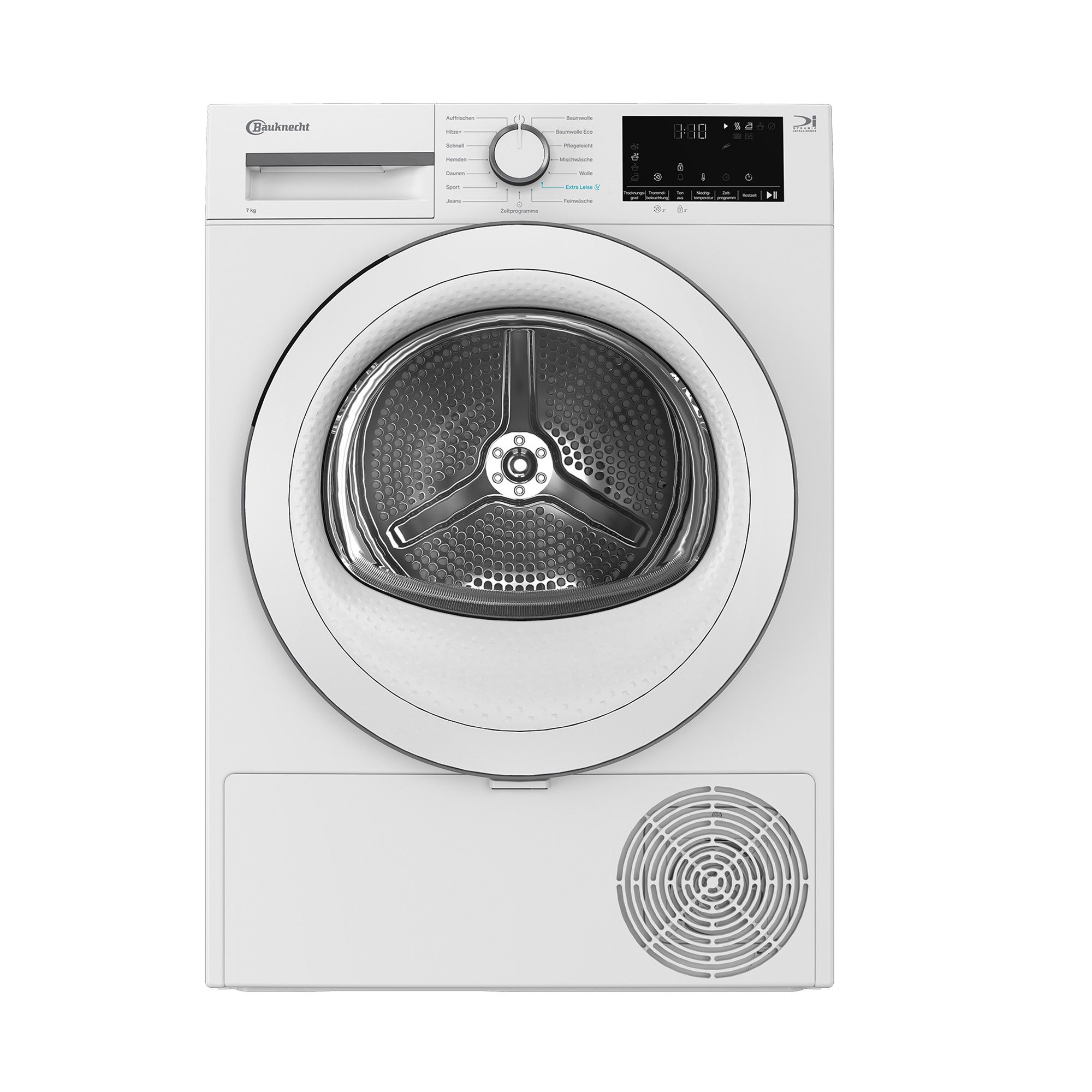 BAUKNECHT Wärmepumpentrockner BT 7RC WW, Precision Dry, Startzeitvorwahl, Trommelinnenbeleuchtung, Slim