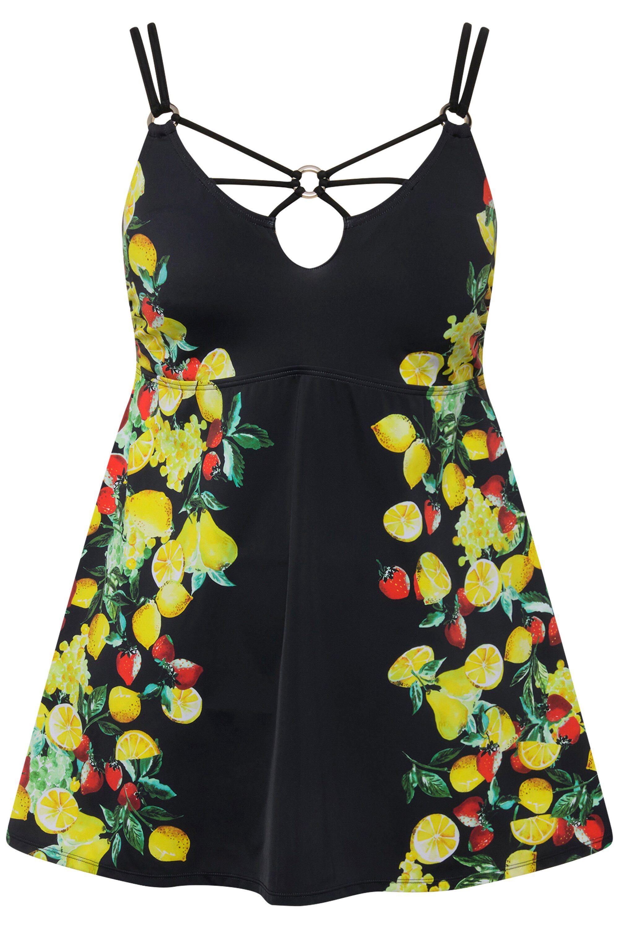 Ulla Popken Badekleid Badekleid Zitronen Softcups Bügel recycelt günstig online kaufen