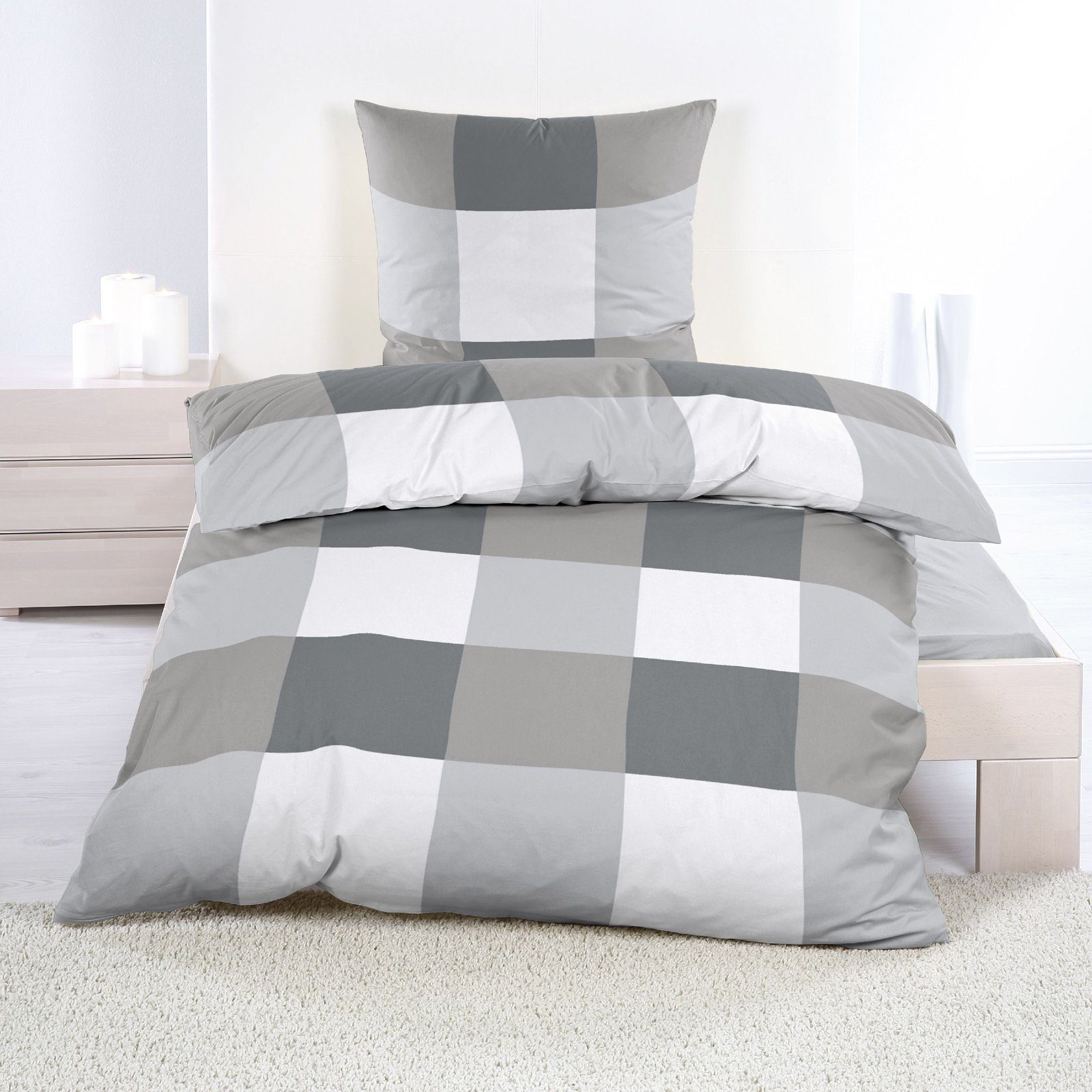 Casa Colori Bettwäsche Renforce Ganjahres Bettgarnitur günstig online kaufen