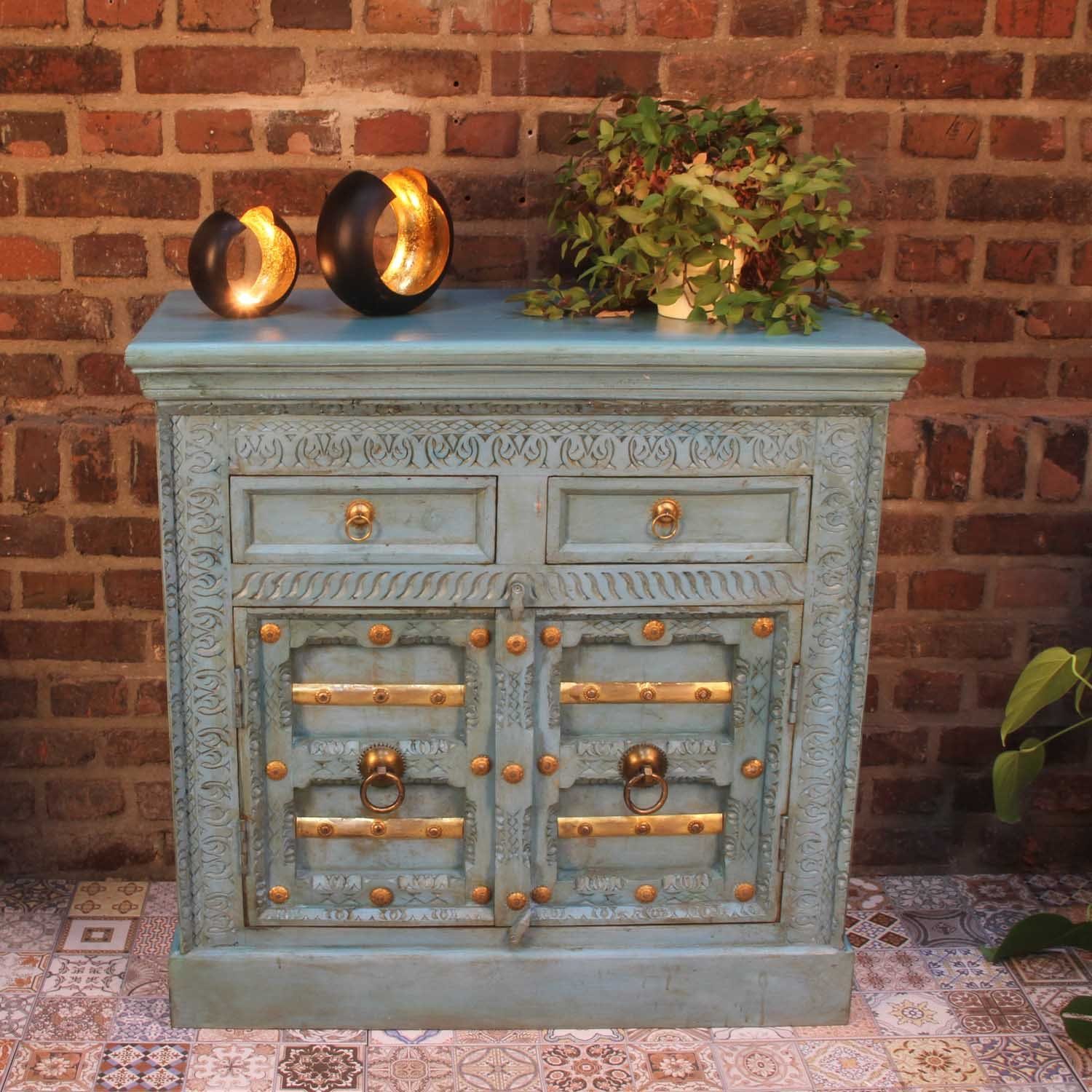 Casa Moro Teelichthalter Orientalisches Windlicht 2er Set Charu Gold Schwarz (Ostern Geschenk Idee Kerzenlicht Dekoration, 2 St., Muttertag Teelichthalter Kerzenständer WLO1590), Wohn Deko