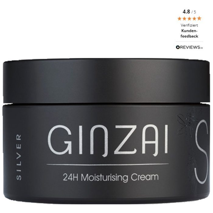 GINZAI Feuchtigkeitscreme 24 Stunden Gesichtscreme mit koreanischem Premium Ginseng 24 Stunden Feuchtigkeitscreme