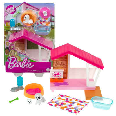 Barbie Puppenhausmöbel Barbie Hunde-Spiel-Set Mattel Möbel Spiel-Set Einrichtung Haus
