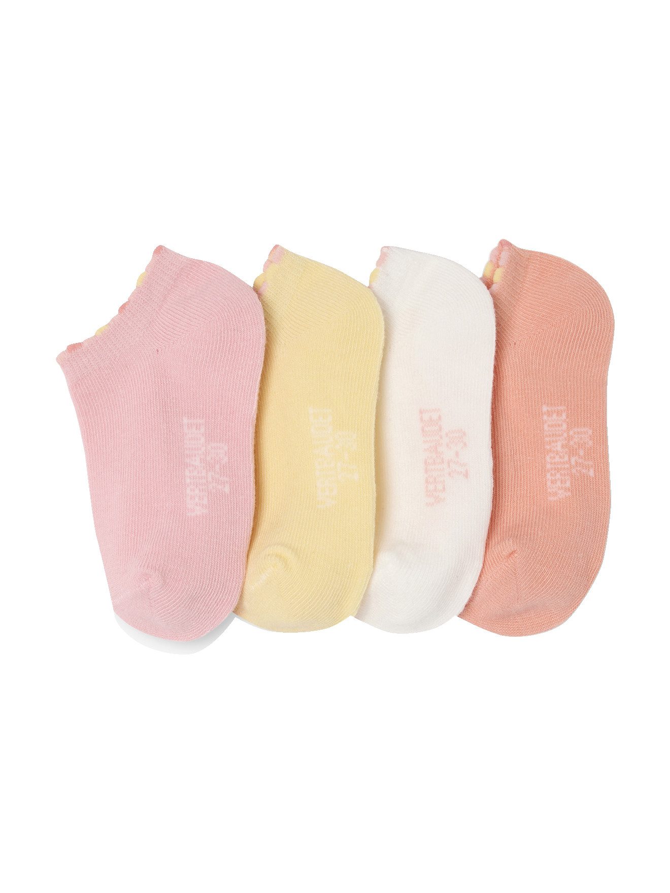Socken 4er-Pack Mädchen Kurzsocken