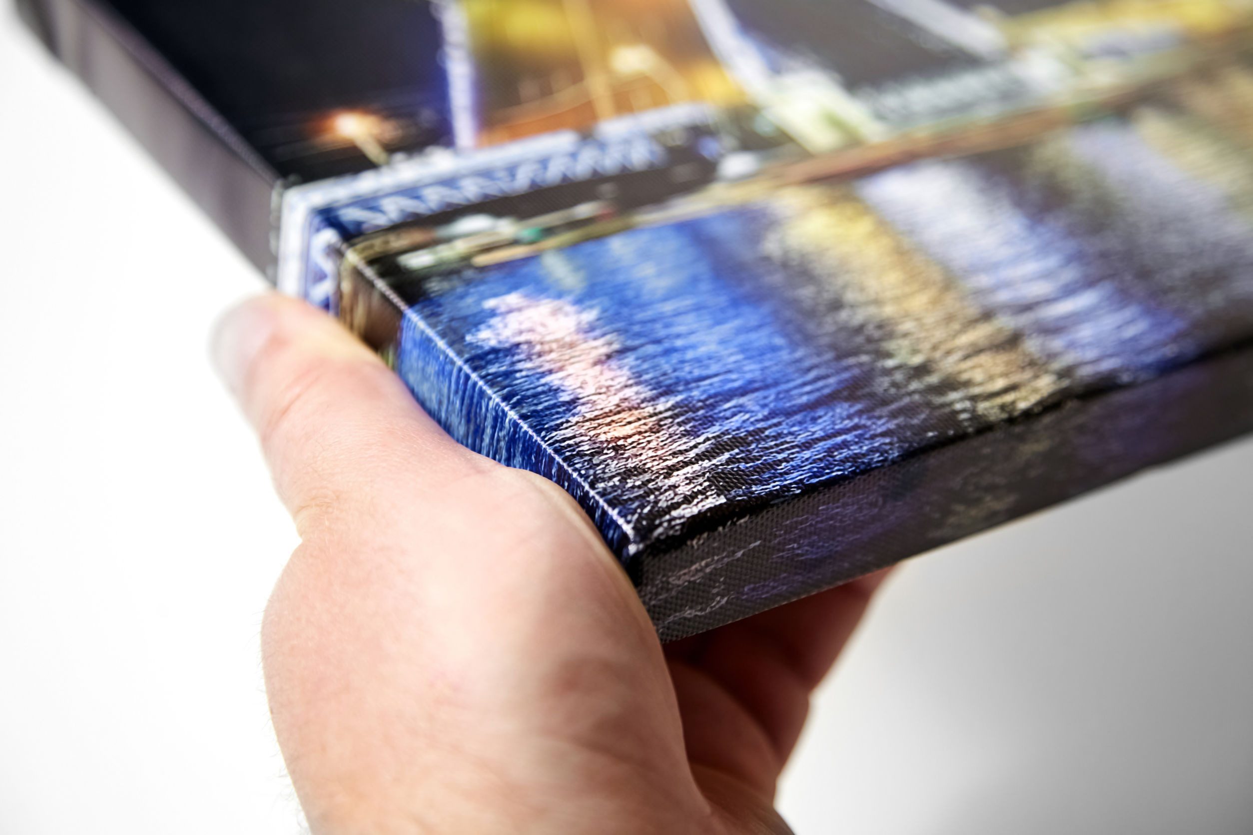 islandburner Leinwandbild Verzaubertes Lichterwald Panorama Wandbild – Bild 5 von 5