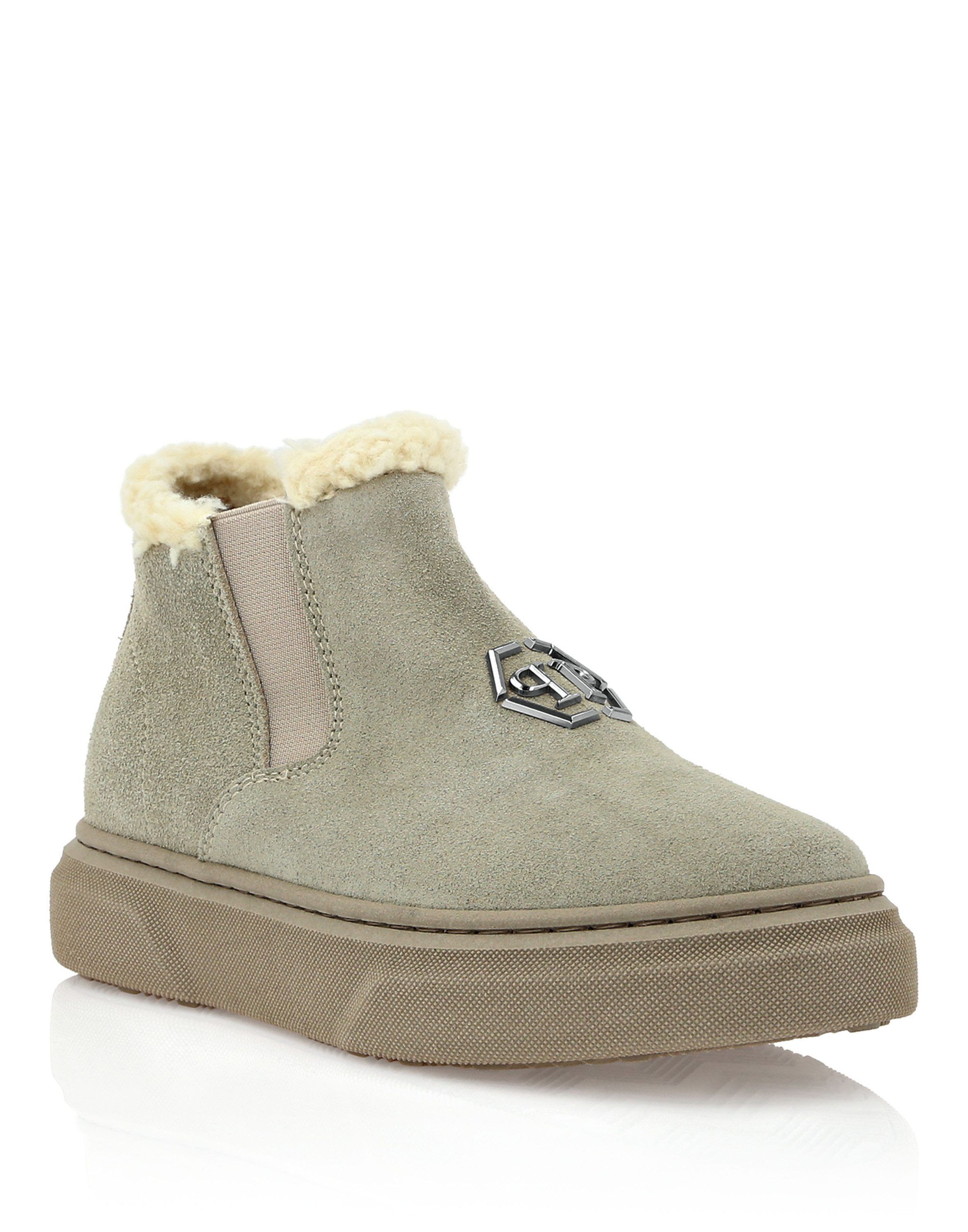 PHILIPP PLEIN Stiefel Niedrig Flach Bootsschuh