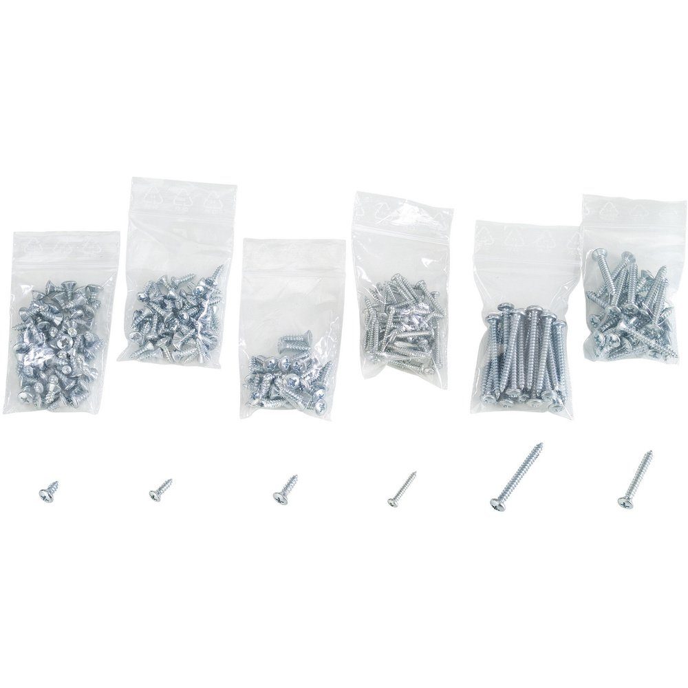 Schrauben-Set 838515 Blechschrauben-Sortiment Nachfüllpackung 825 Teile