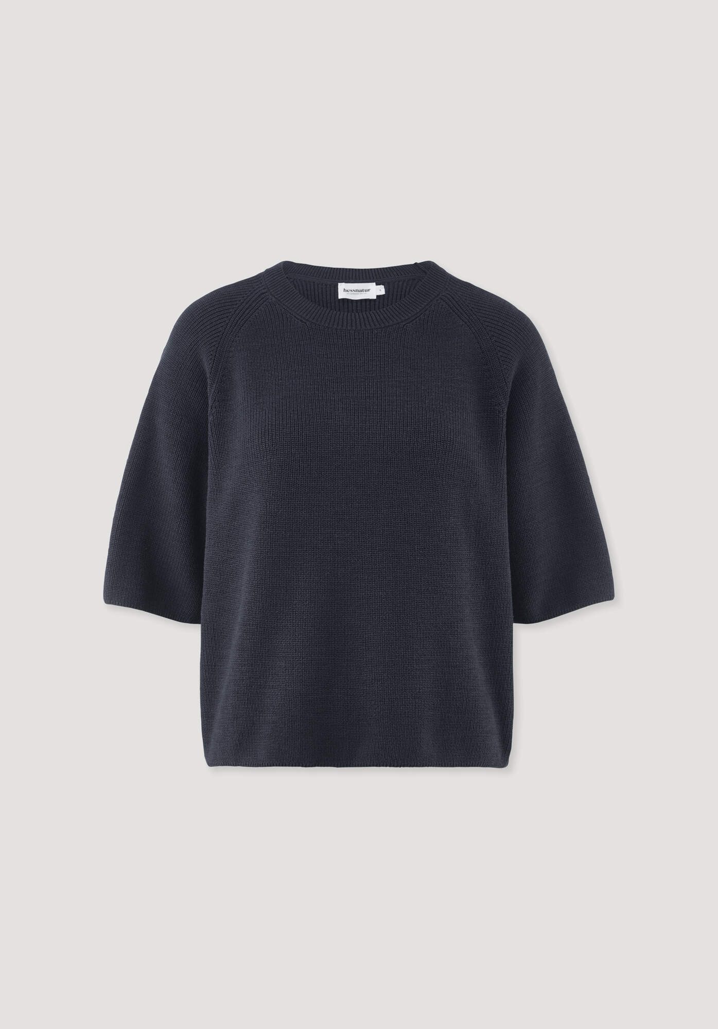 Hessnatur Strickpullover aus reiner Bio-Baumwolle (1-tlg)