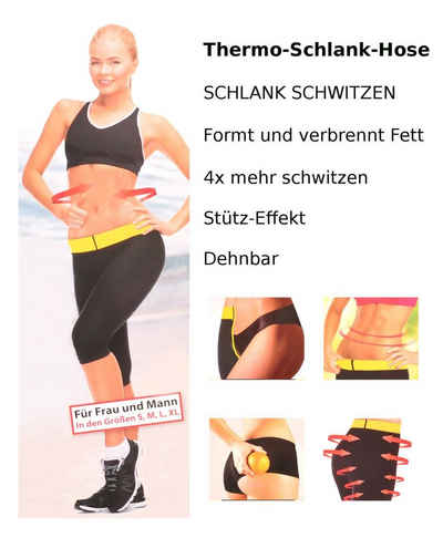 HSP Hanse Shopping GmbH Leggings SmartTex Thermo-Schlank-Hose Sporthose Trainingshose Trainingsersatz