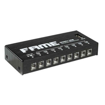 FAME Netzteil (DC8x1 USB Multinetzteil, Effektgeräte Netzteil, 8 Anschlüsse 9V, USB)