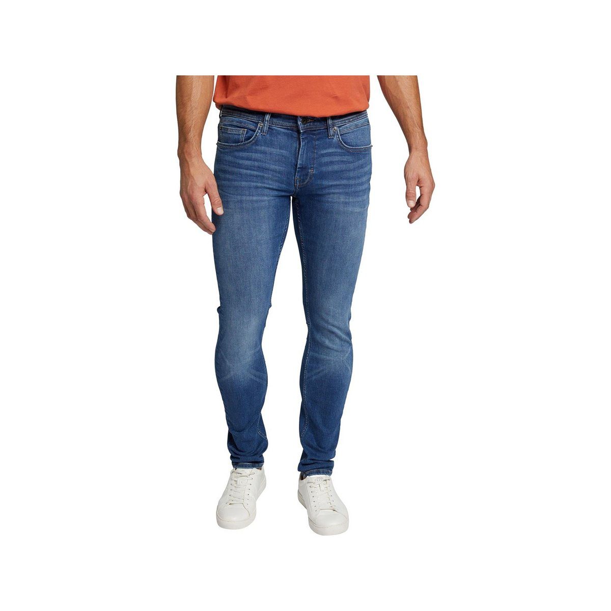 5-Pocket-Jeans mittel-blau (1-tlg) Esprit